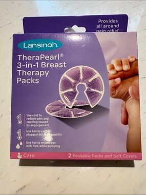 Lansinoh Purple Hot & Cold Breast Therapy Packs